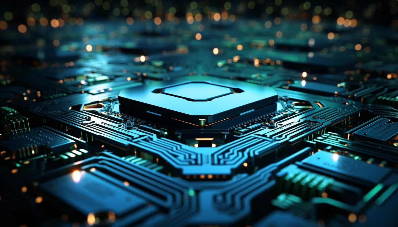 Printplaat met elektronische componenten